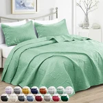 Ultra Soft Bedspread Light Weight Quilt Coverlet Throw Bedding Set All Sizes. Fixed Price $29.99.