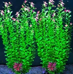 Extra Large 21-INCH Artificial Aquarium Plants Pack Tall Fish Tank Decor. Fixed Price $30.63.