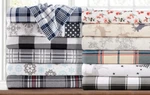 Kathy Ireland 100% Turkish Cotton Flannel Sheet Set - Warm, Soft, Deep Pocket. Fixed Price $42.99.