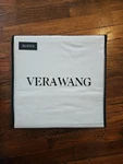 Vera Wang Simple Dot Queen Bed Sheet Set Cotton White With Embroidery. Fixed Price $58.80.