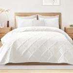 Exclusivo Mezcla King Set- White Bedding With 2 Pillow Shams.... Fixed Price $41.38.