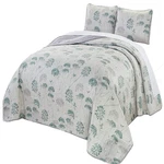 Grand Linen 3-PIECE Fine Printed Oversize 115 X 95 Quilt Set Reversible. Fixed Price $46.72.