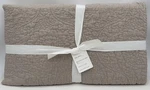 Pottery Barn Belgian Flax Linen Floral Stitch Twin Quilt Dark. Fixed Price $130.15.