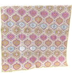 Dena Pleated Ruffle Moroccan Aladdin Cotton Pink Reversible Quilt Twin 72X92 Vg. Fixed Price $70.00.