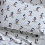 Pottery Barn Disney-sanderson Mickey Mouse Stripe Organic Cotton Sheet Set Twin. Fixed Price $61.99.