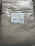 Matouk Augusta Pebbled Coverlet Full/queen 94X97. Fixed Price $299.99.