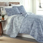 Inc. Extra Large King Size Quilts, Paisley Quilt, Blue And White Bedspread,.... Fixed Price $84.06.