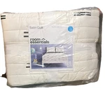 Full/queen Satin Quilt White/black - Room Essentials: Midweight Sateen Coverlet,. Fixed Price $34.99.