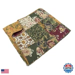 Greenland Home Fashions Antique Chic Quilted Patchwork Throw 50. Fixed Price $55.18.