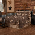 Farmhouse Star Rustic Patchwork Cotton Country Cabin Quilted Bed Collection. Fixed Price $249.95.