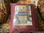 Clara Clark Quilt Set Oversized Twin Coverlet / Shams Burgundy Complete Unused. Fixed Price $14.85.