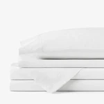 The Company Store Classic Cool Cotton Percale Bed Sheet Set Solid 100%. Fixed Price $31.00.