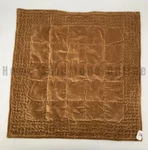 Pottery Barn Velvet Handcrafted Box Stitch Quilted Sham Cognac Euro #J5008 Ps. Fixed Price $69.99.