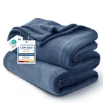 Bedsure Gentlesoft Fleece Blankets King Size (108" X 90"), Mineral Blue. Fixed Price $64.02.