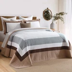 Sahsahcasa 100 Cotton 120X120 Oversized California King Bedspread Coverlet. Fixed Price $110.01.