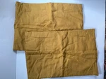 Nwot Bokser Home French Linen Quilted Sham Set Of 2 Golden Yellow Standard/queen. Fixed Price $23.96.