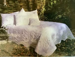 New Casa Tessile County Farm White Cotton Twin Tufted Quilt Comforter 74 X89. Fixed Price $59.00.
