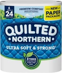 Ultra Soft & Strong Toilet Paper, 6 Mega Rolls. Fixed Price $32.99.