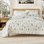 Quilt Set King California 3 Piece Lightweight Reversible Grey Green Great Home. Fixed Price $89.99.