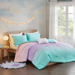 Mi Zone Glimmer Metallic Glitter Printed Reversible Comforter Set. Fixed Price $77.99.