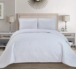 Linen Plus Collection 3 Pieces King/california Size Embossed Coverlet. Fixed Price $38.25.