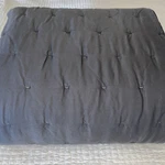 West Elm Tencel Crescent Stitch Quilt Full/queen Slate Gray. Fixed Price $89.99.