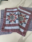 Jcpenney Home Collection Set Of 2 Quilted Patriotic Patchwork Shams Pillow Cases. Fixed Price $24.00.