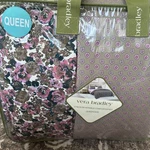 Vera Bradley Queen 8-PIECE Comforter Set Reversible Floral Green Blue Pink. Fixed Price $125.00.
