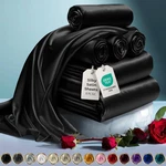 Decolure Satin Sheets - 6 Piece Luxury Silky Queen Size Bedding Set Sof.... Fixed Price $43.30.