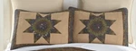 Donna Sharp Forest Star Quilted Cotton Pieced Rustic Pinecones Lodge Shams (2). Fixed Price $97.95.