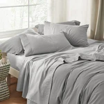 4PCS Morden Grey Duvet Cover Set Bedding Pillowcases For Bedroom All Season Gift. Fixed Price $40.66.