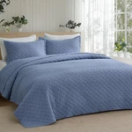 Bedsure King Quilt 106X96 Lightweight Basket Weave Mineral Blue 2 Shams. Fixed Price $89.99.