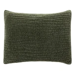 Pottery Barn Set Of 2 Washed Velvet Handcrafted Quilted Standard Shams Loden. Fixed Price $90.99.