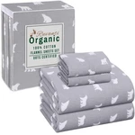 Ruvanti Organic Flannel Sheets Full Size - 100% Cotton Double Brushed Bed She.... Fixed Price $58.75.