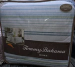 New Tommy Bahama Queen Comforter Set! Quilt, 2 Shams, Bed Skirt!. Fixed Price $129.99.