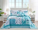 Hz & Hy Coastal Oversized King Bedspread 128X120 Extra Wide, Lightweight Beac.... Fixed Price $220.70.