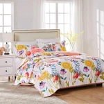 Greenland Home Watercolor Dream Quilt Set 3-PIECE King/cal White. Fixed Price $148.37.