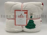 Pottery Barn Kids Rudolph Applique Holiday Cotton Quilt Multi Twin #3630B. Fixed Price $196.69.