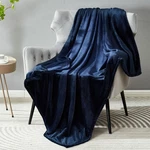 Dreamnine Soft Cozy Plush Travel/throw Size - 50" X 60", Plain Navy Blue. Fixed Price $20.41.