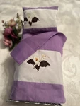 Bedding For 12" Barbie Size Dolls Mattress-pillow-bed Cover Purple. Fixed Price $12.99.