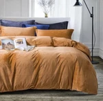 Ivellow Velvet Flannel Duvet Cover Set King Size Gold Color 3PCS Comforter. Fixed Price $45.00.