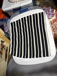 Max Studio Black And Ivory Striped 100% Cotton Knit Mini Skirt. Fixed Price $14.00.