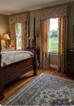 Regal Collection Draperies Panels 2TOPPERS Each W 50 L84 Gold Paisley. Fixed Price $100.00.