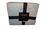 Ralph Lauren Brookview Cream Multi Cotton King Quilt 1ST Quality $340 Coverlet. Fixed Price $143.99.