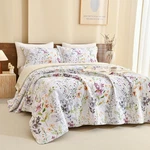 100% Cotton Oversized King Quilt Bedspread Bedding SET(128"X120"),3PCS Extra .... Fixed Price $240.40.
