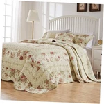 Greenland Home Antique Rose Jumbo Oversized 100% Cotton King (3 Piece) Ecru. Fixed Price $185.75.
