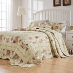 Greenland Home Antique Rose Jumbo Oversized 100% Cotton Bedding Set, Bedsprea.... Fixed Price $159.85.