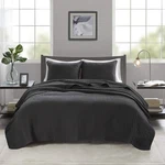 Madison Park Keaton Quilt Set - Casual Channel Stitching Design All Ligh, Queen. Fixed Price $94.99.
