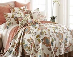 Levtex Home Ivory Clementine Spring Floral 3-PC. Quilt Set, Full/queen. Fixed Price $95.00.