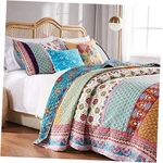 Greenland Home Thalia Quilted Bedding Set, One 2-PIECE Twin/xl Tango. Fixed Price $99.21.